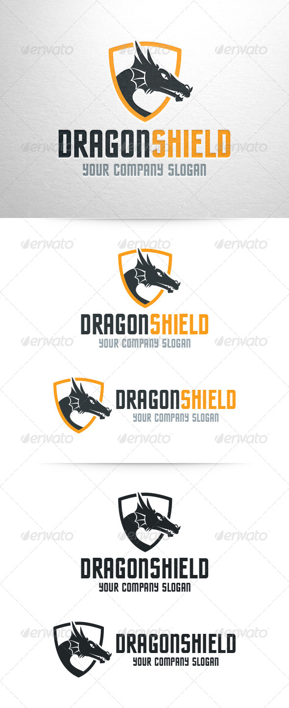 GraphicRiver Dragon Shield Logo Template 6868259 GraphicRiver Dragon Shield Logo Template 6868259