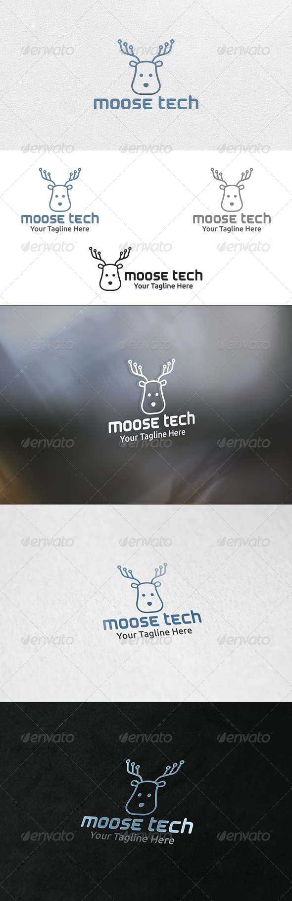 GraphicRiver Moose Tech Logo Template 6870063 GraphicRiver Moose Tech Logo Template 6870063