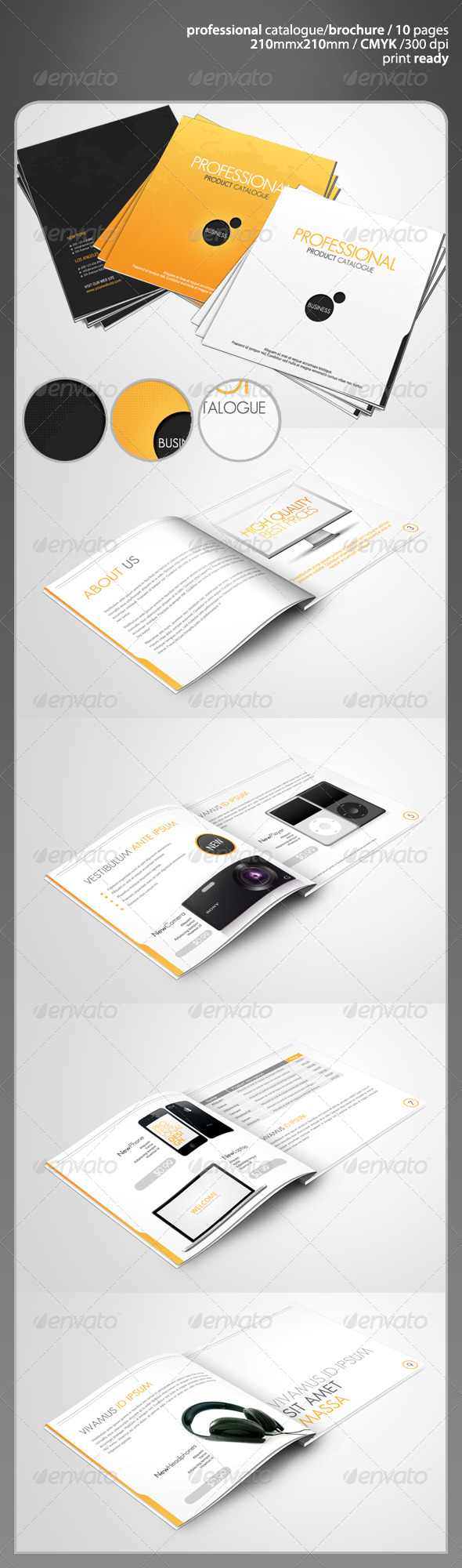 GraphicRiver Professional Product Catalogue 677336 GraphicRiver Professional Product Catalogue 677336