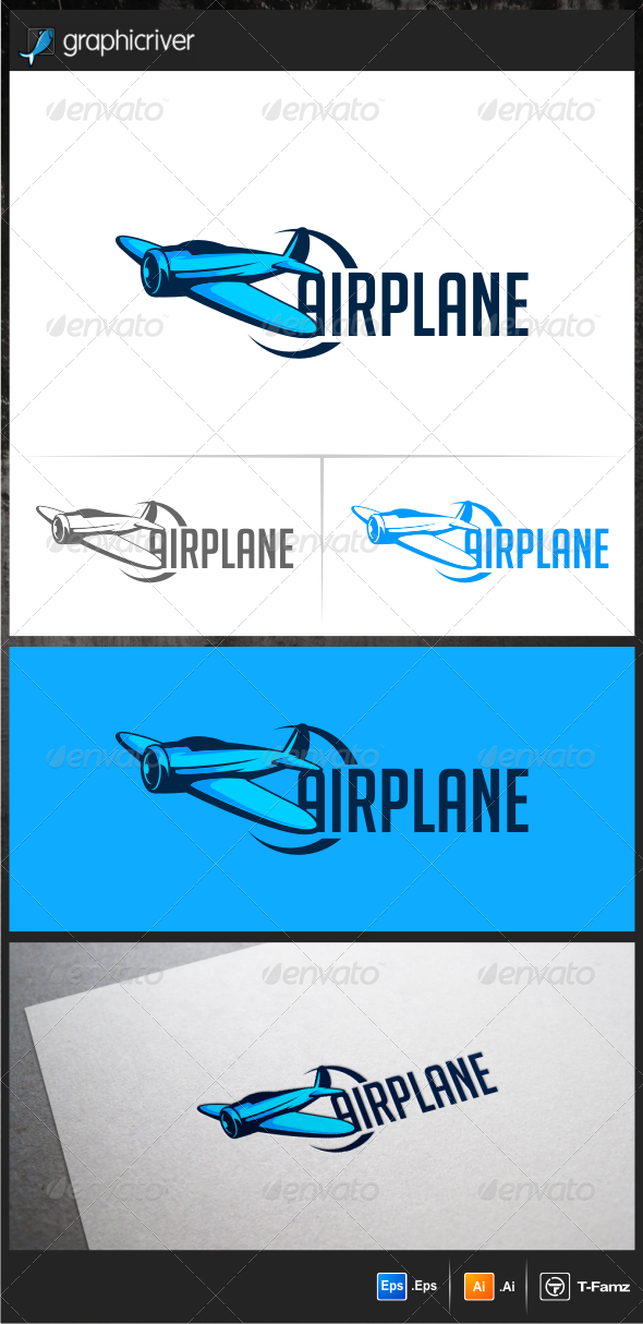GraphicRiver Air Plane Logo Template 6872547 GraphicRiver Air Plane Logo Template 6872547