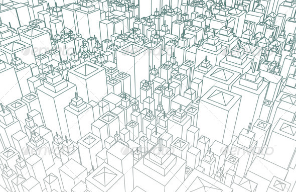 Wireframe City (Misc) Photo Download