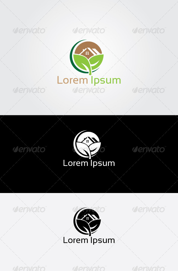 GraphicRiver Farm House Logo 6873246 GraphicRiver Farm House Logo 6873246