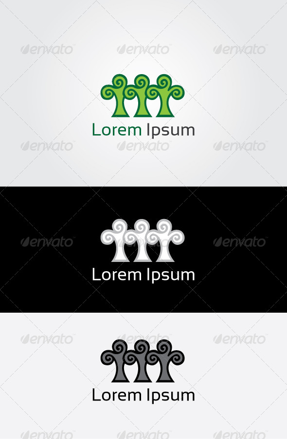 GraphicRiver Tree Team Logo 6873673 GraphicRiver Tree Team Logo 6873673