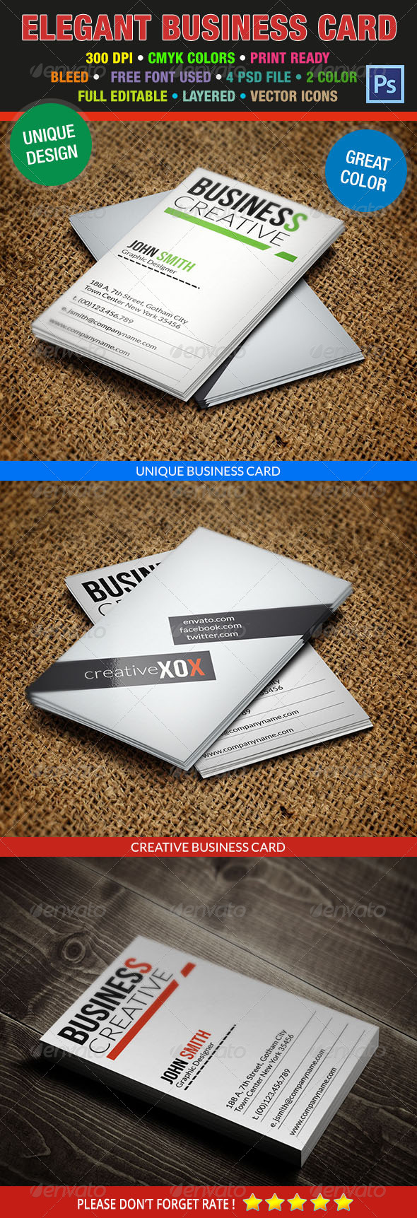 GraphicRiver Simple Creative Business Card 193 6883234 GraphicRiver Simple Creative Business Card 193 6883234