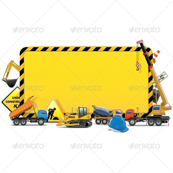 GraphicRiver Vector Construction Board 6883602 GraphicRiver Vector Construction Board 6883602
