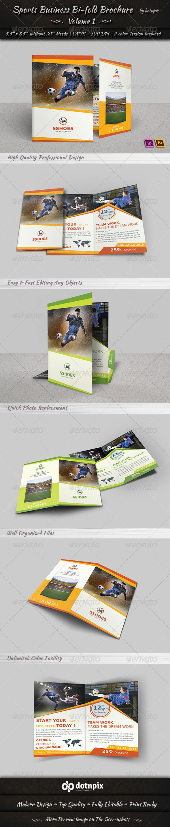 GraphicRiver Sports Business Bi-Fold Brochure Volume 1 6856131 GraphicRiver Sports Business Bi-Fold Brochure Volume 1 6856131