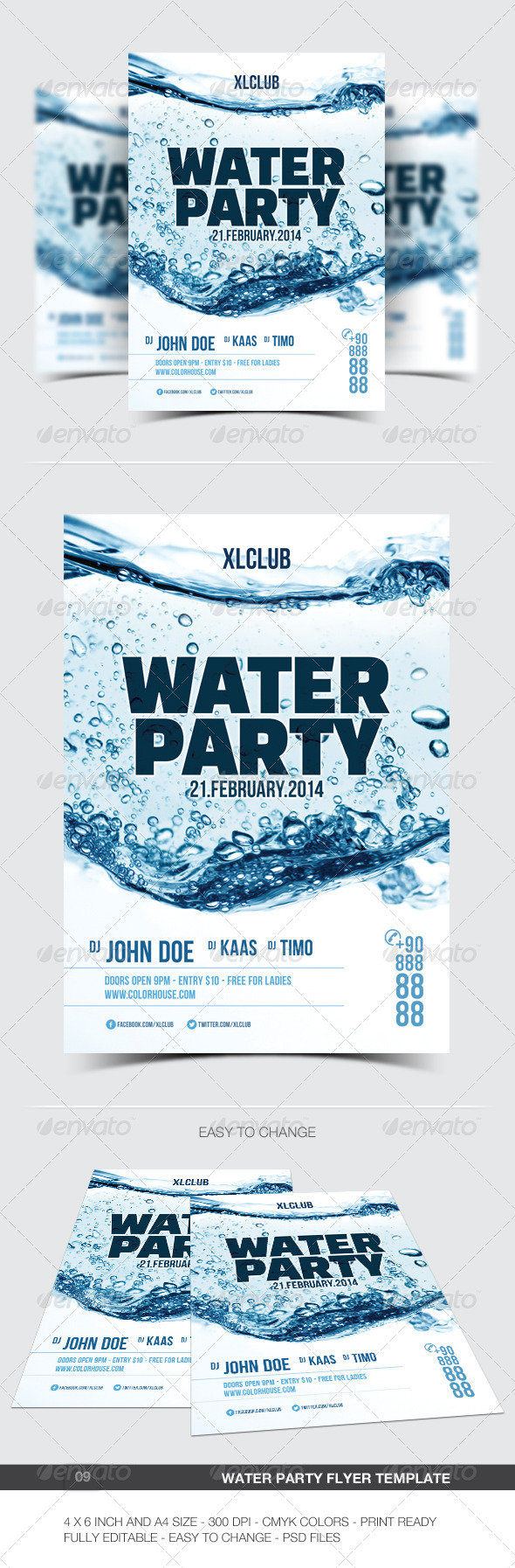 GraphicRiver Water Party Flyer Poster 09 6885398 GraphicRiver Water Party Flyer Poster 09 6885398