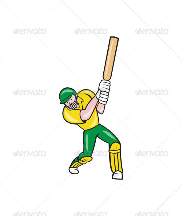 GraphicRiver Cricket Player Batsman Batting Front Cartoon 6886608 GraphicRiver Cricket Player Batsman Batting Front Cartoon 6886608
