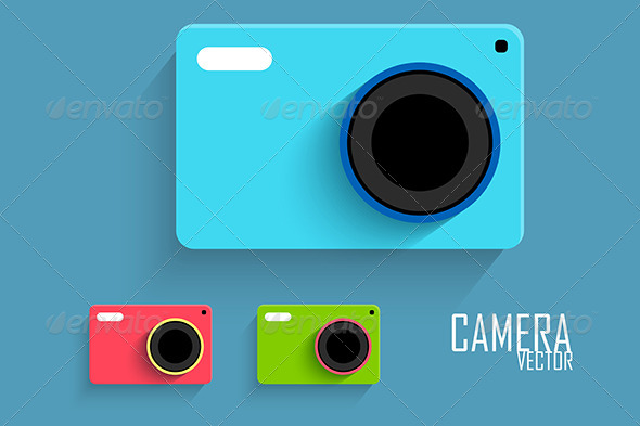 GraphicRiver Flat Camera 6894323 GraphicRiver Flat Camera 6894323