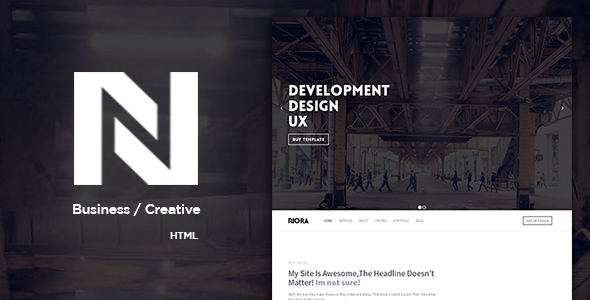ThemeForest NORA BS Business Creative Template 6860440 ThemeForest NORA BS Business Creative Template 6860440