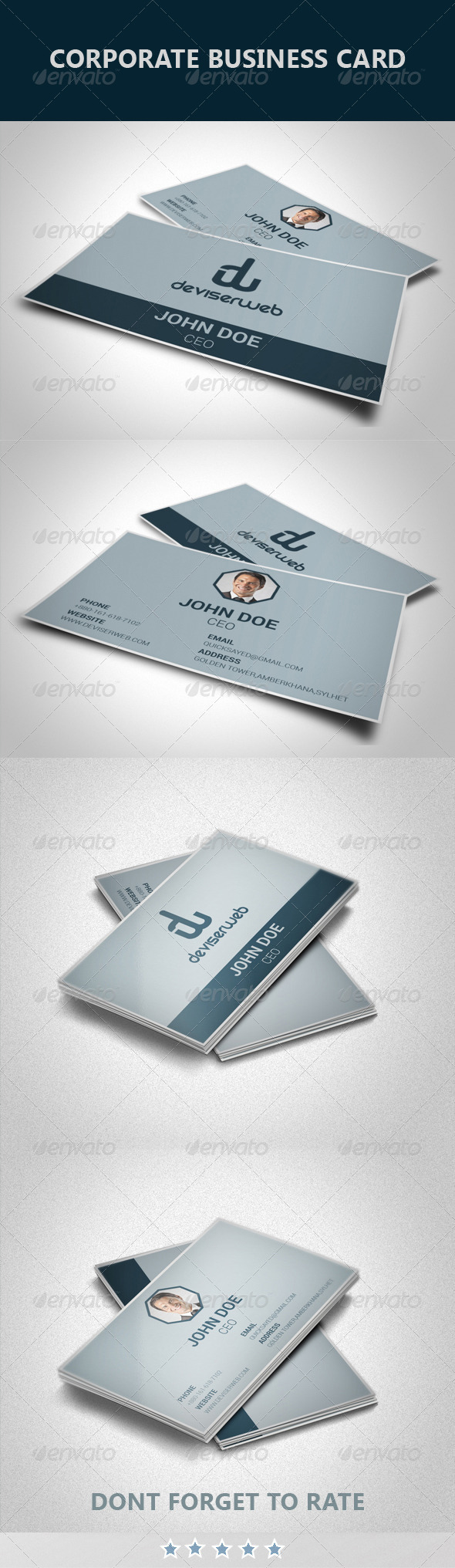 GraphicRiver Corporate Business Card Template 6876349 GraphicRiver Corporate Business Card Template 6876349