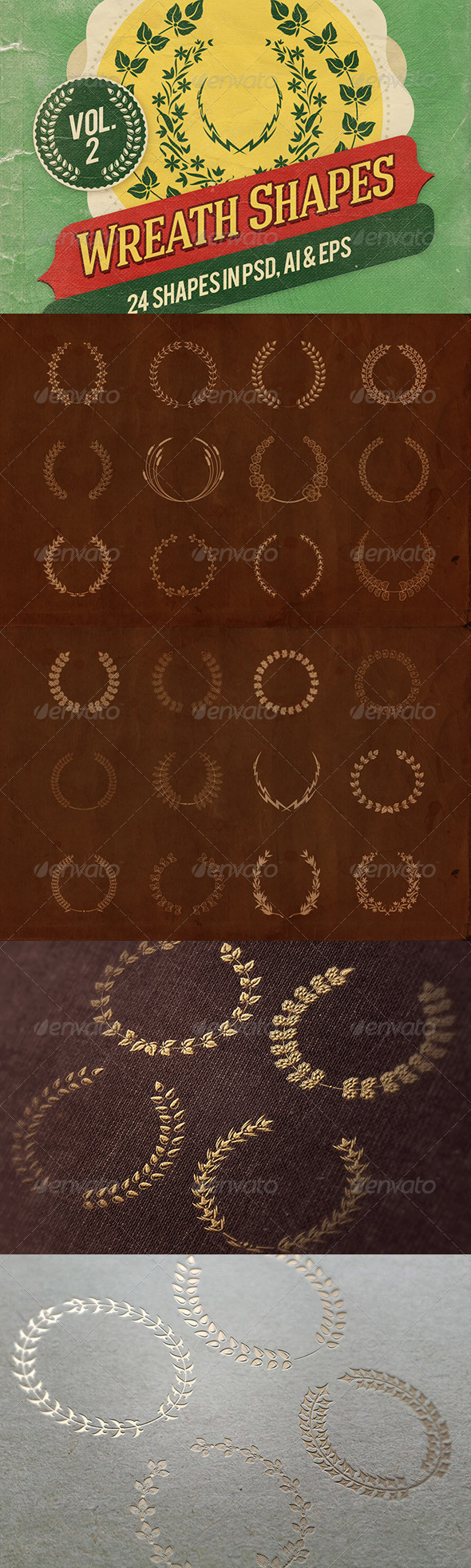 GraphicRiver Wreath Shapes Vol.2 6896534 GraphicRiver Wreath Shapes Vol.2 6896534