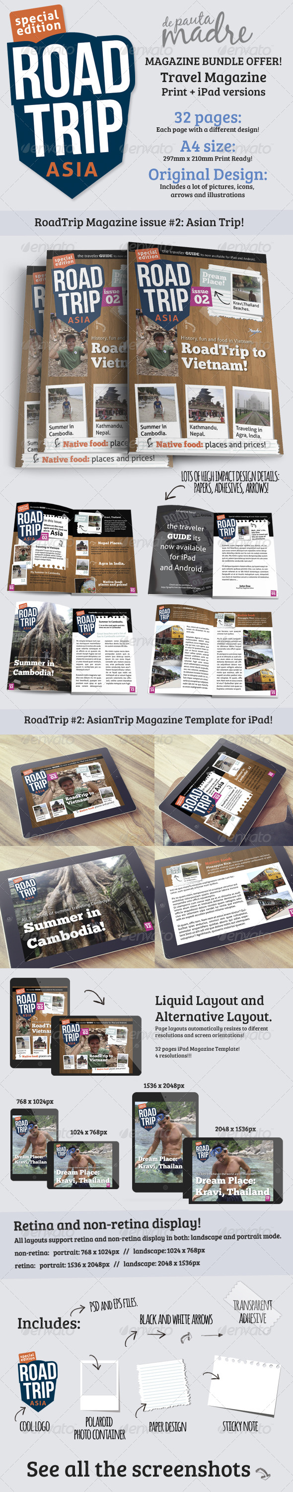 GraphicRiver AsianTrip Magazine Bundle Print & iPad Templates 6897139 GraphicRiver AsianTrip Magazine Bundle Print & iPad Templates 6897139