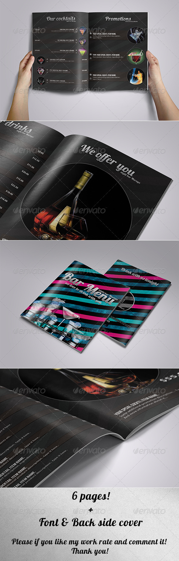 GraphicRiver Bar Menu 6808785 GraphicRiver Bar Menu 6808785