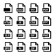 Document Icons Set 