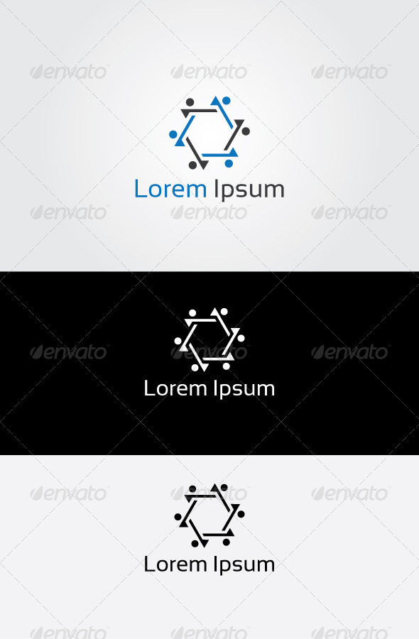 GraphicRiver Team Work Logo 6900958 GraphicRiver Team Work Logo 6900958