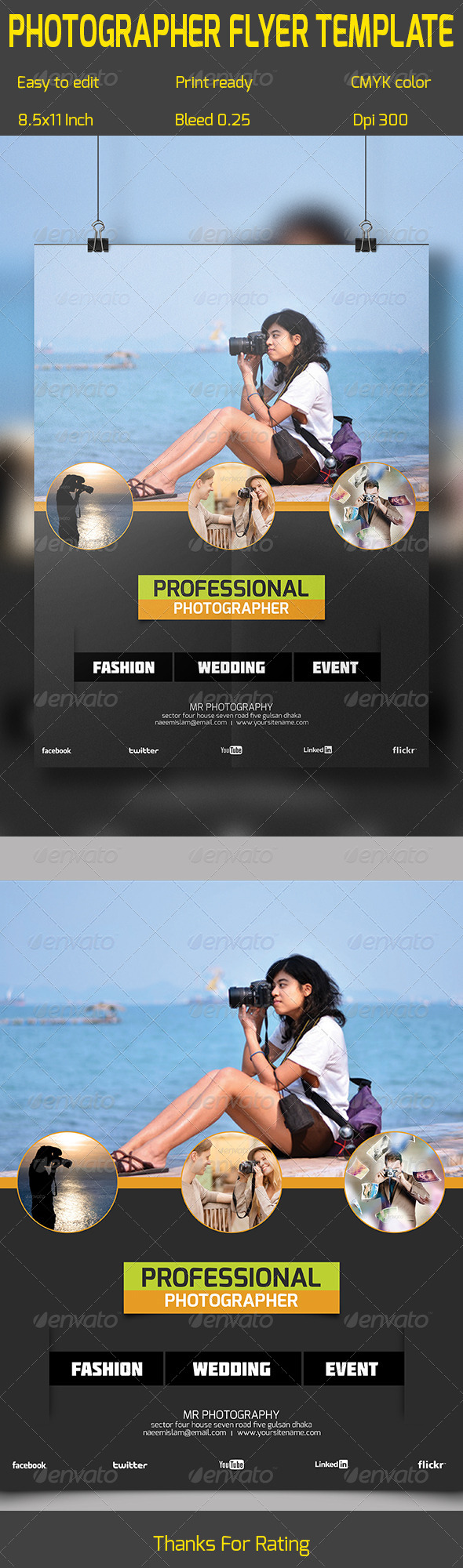 GraphicRiver Photographer Flyer Template 6901548 GraphicRiver Photographer Flyer Template 6901548