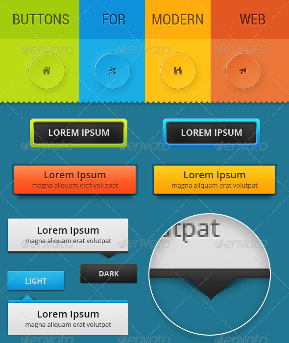 GraphicRiver Buttons For Modern Web 6893664 GraphicRiver Buttons For Modern Web 6893664