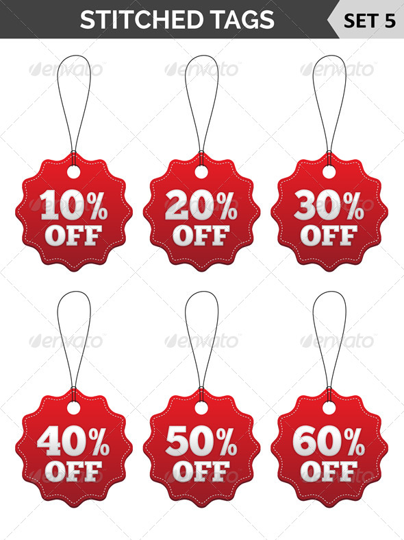 GraphicRiver Stitched Tags Set 6905939 GraphicRiver Stitched Tags Set 6905939