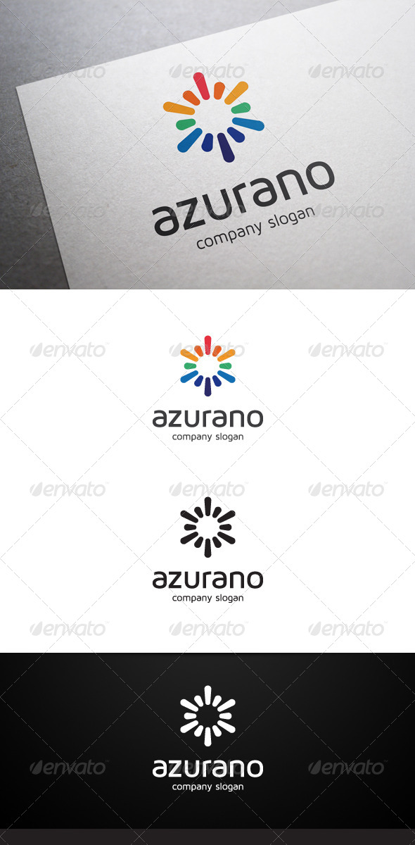 GraphicRiver Azurano Logo 6906256 GraphicRiver Azurano Logo 6906256