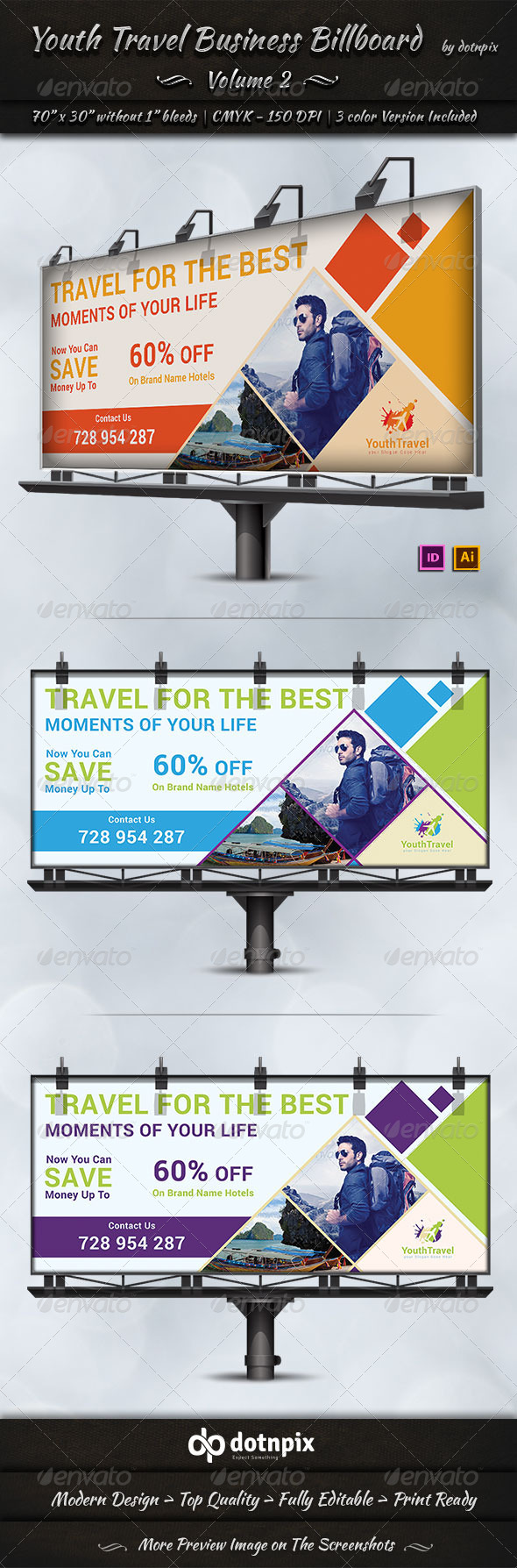 GraphicRiver Youth Travel Business Billboard Volume 2 6907824 GraphicRiver Youth Travel Business Billboard Volume 2 6907824