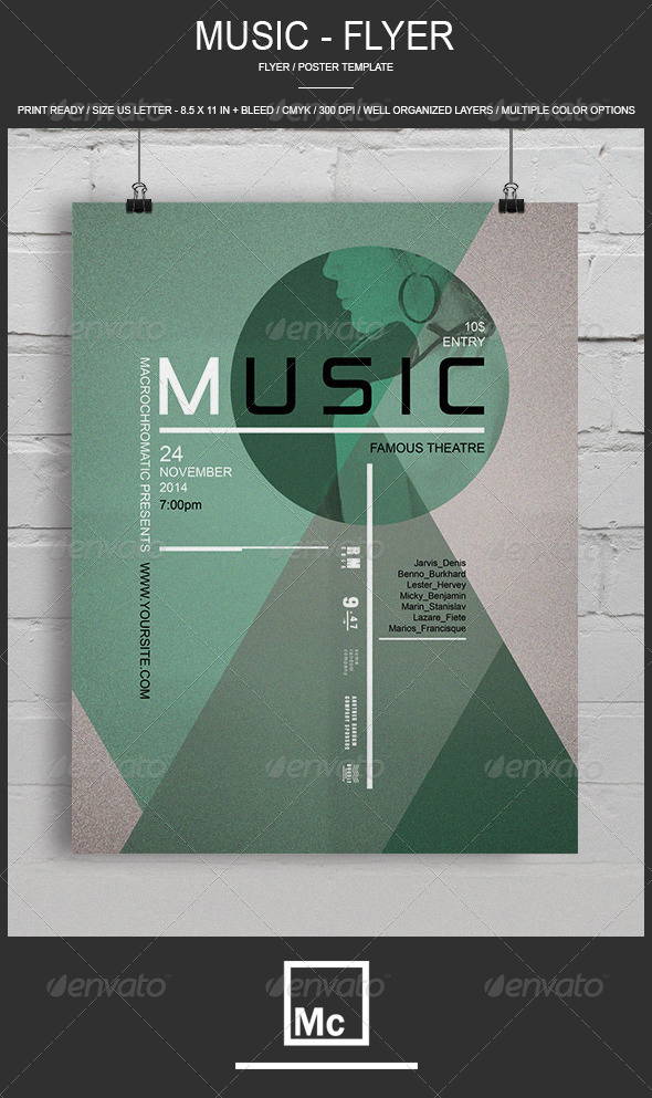 GraphicRiver Music Flyer Poster 6908619 GraphicRiver Music Flyer Poster 6908619