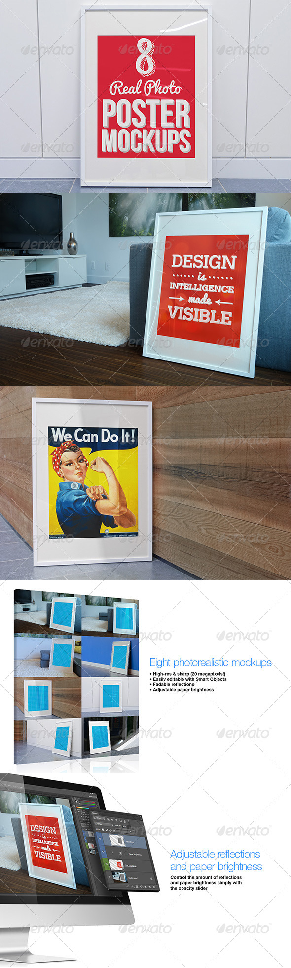 GraphicRiver 8 Real Photo Poster Mockups 6908745 GraphicRiver 8 Real Photo Poster Mockups 6908745