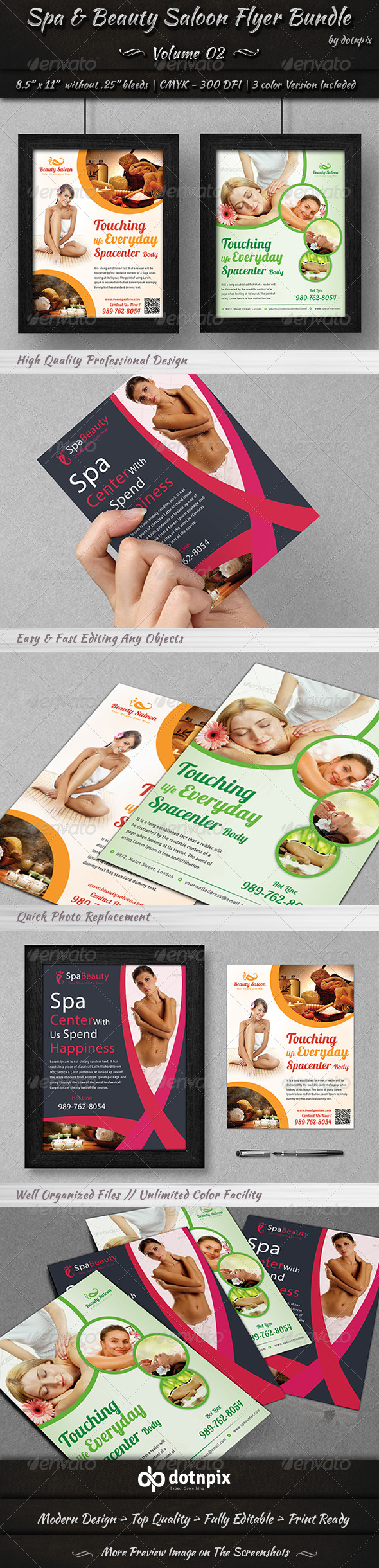 GraphicRiver Spa & Beauty Saloon Flyer Bundle Volume 2 6911848 GraphicRiver Spa & Beauty Saloon Flyer Bundle Volume 2 6911848