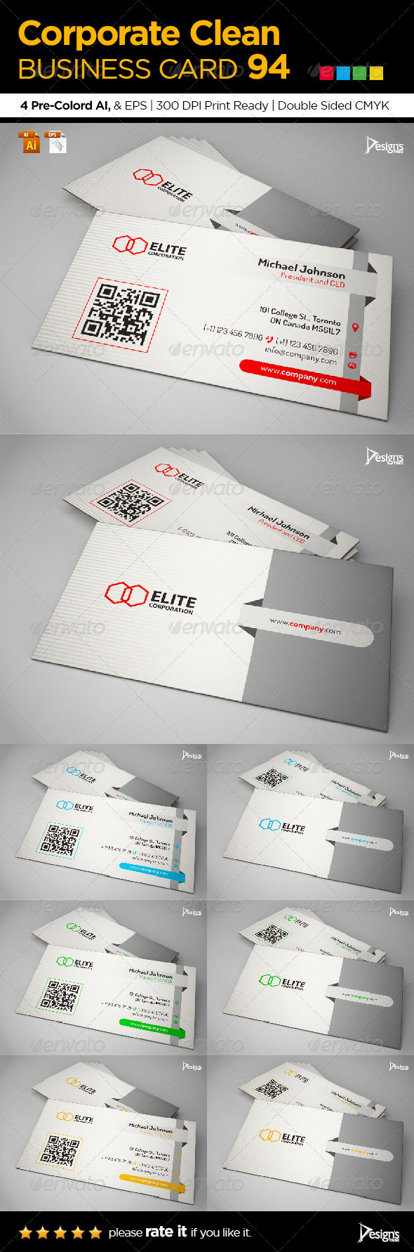 GraphicRiver Corporate Clean Business Card 94 6912671 GraphicRiver Corporate Clean Business Card 94 6912671