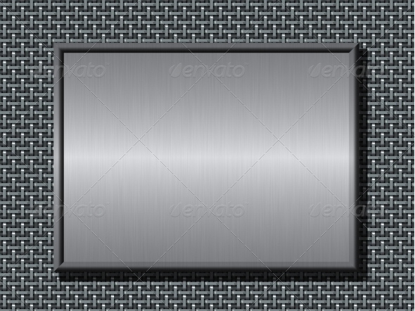 GraphicRiver Brushed Metal Plate 6912885 GraphicRiver Brushed Metal Plate 6912885