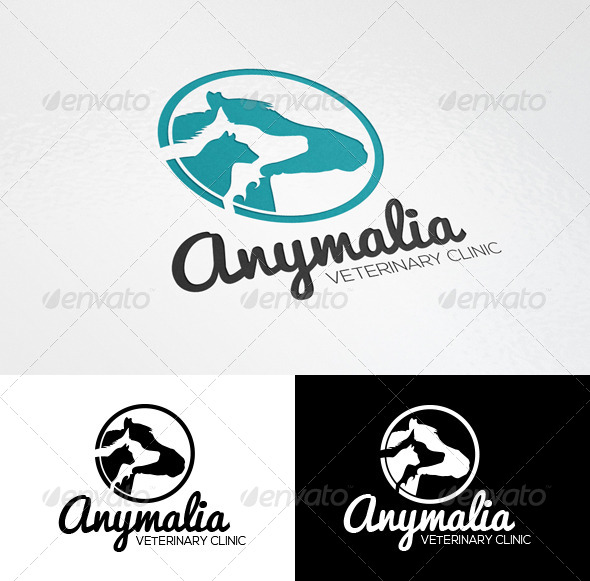 GraphicRiver Pets Veterinary Clinic Logo Template 6912897 GraphicRiver Pets Veterinary Clinic Logo Template 6912897