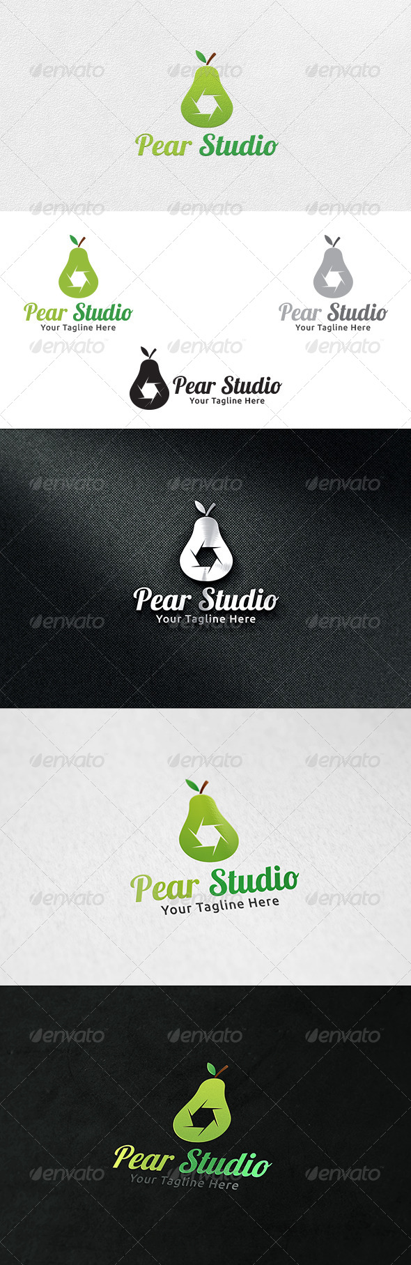 GraphicRiver Pear Studio Logo Template 6913195 GraphicRiver Pear Studio Logo Template 6913195