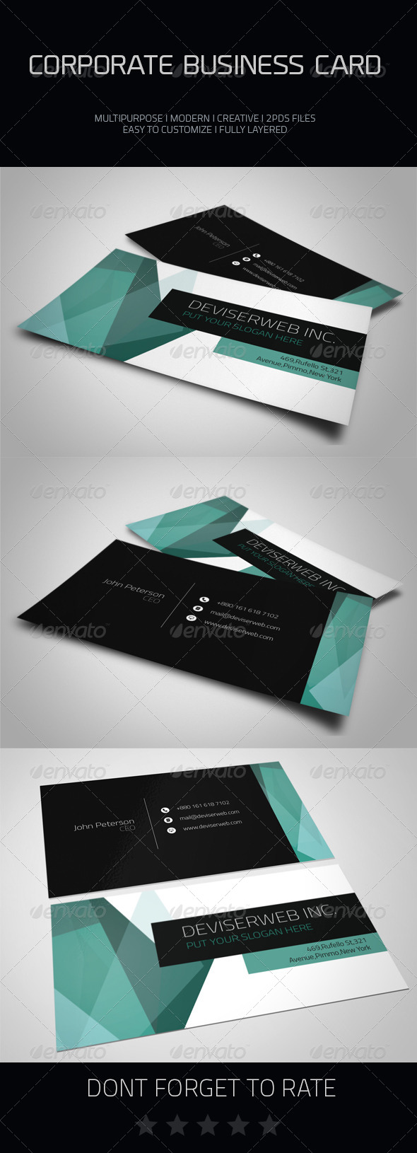 GraphicRiver Corporate Business Card 6913227 GraphicRiver Corporate Business Card 6913227
