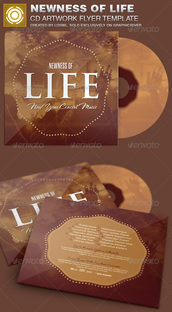 GraphicRiver Newness of Life Concert Artwork Template 6913782 GraphicRiver Newness of Life Concert Artwork Template 6913782