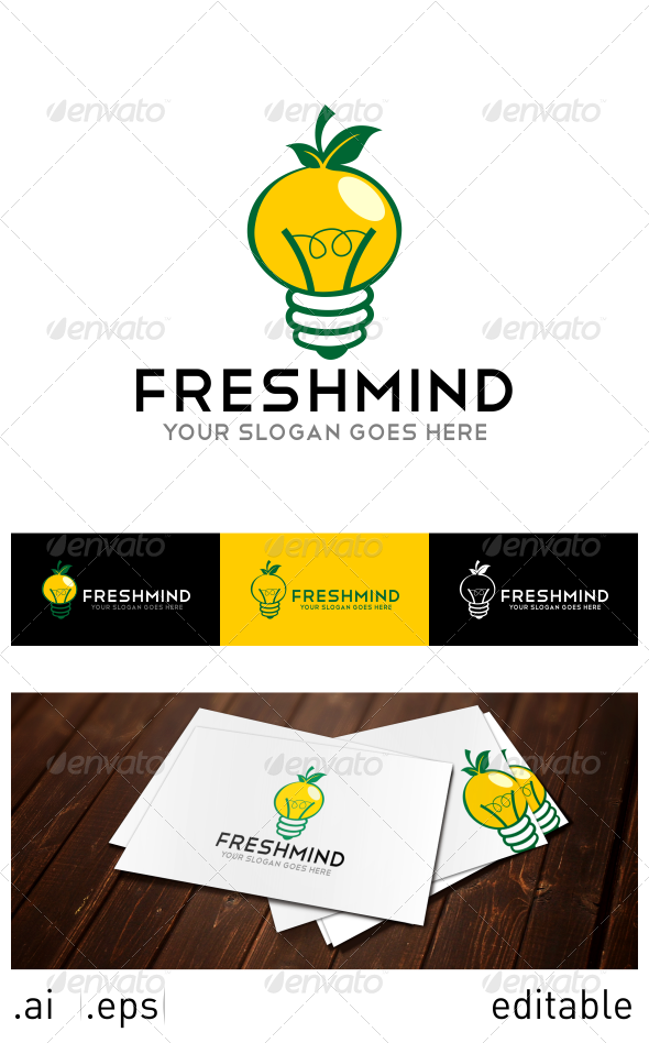 GraphicRiver Fresh Mind Logo Template 6914413 GraphicRiver Fresh Mind Logo Template 6914413