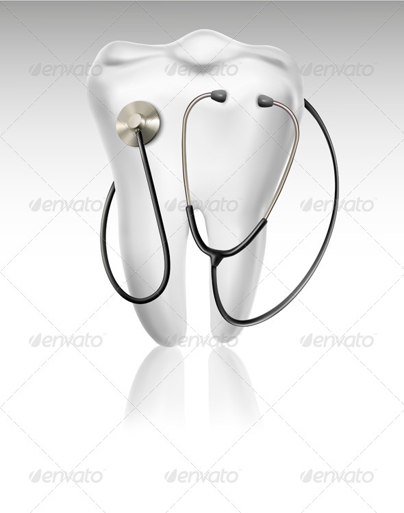 GraphicRiver Medical Background with Tooth and a Stethoscope 6914648 GraphicRiver Medical Background with Tooth and a Stethoscope 6914648