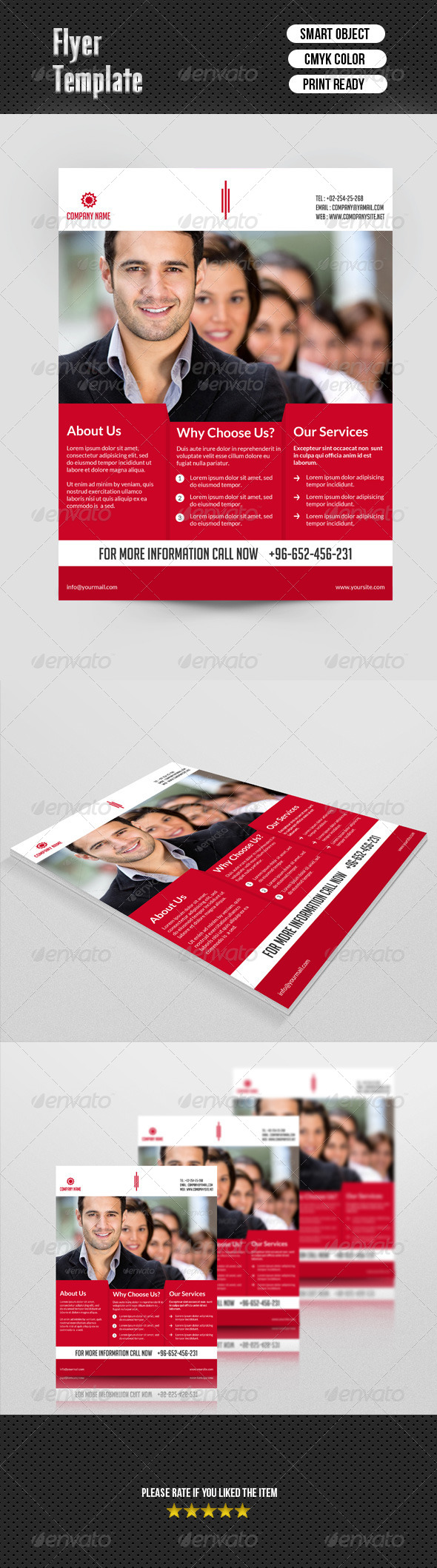 GraphicRiver Corporate Flyer Template 6916221 GraphicRiver Corporate Flyer Template 6916221