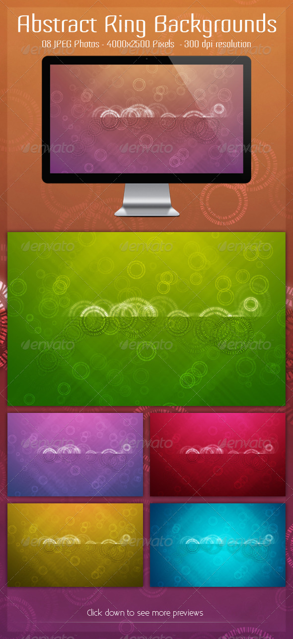 GraphicRiver Abstract Ring Backgrounds 6916538 GraphicRiver Abstract Ring Backgrounds 6916538