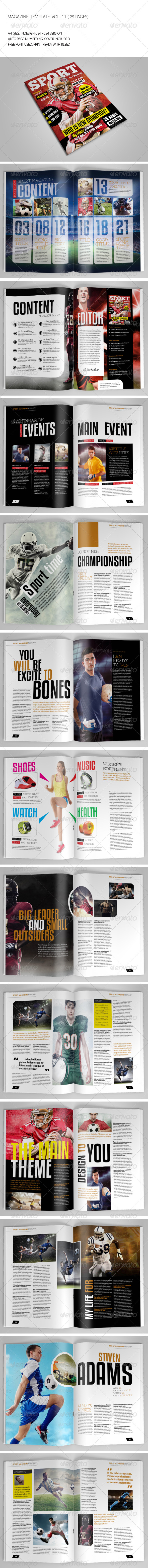 GraphicRiver 25 Pages Sport Magazine Vol11 6910766 GraphicRiver 25 Pages Sport Magazine Vol11 6910766