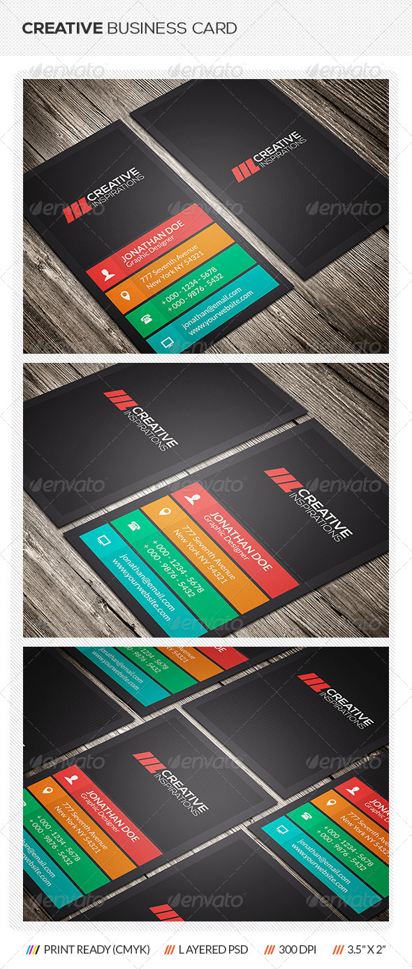 GraphicRiver Creative Business Card 6917483 GraphicRiver Creative Business Card 6917483