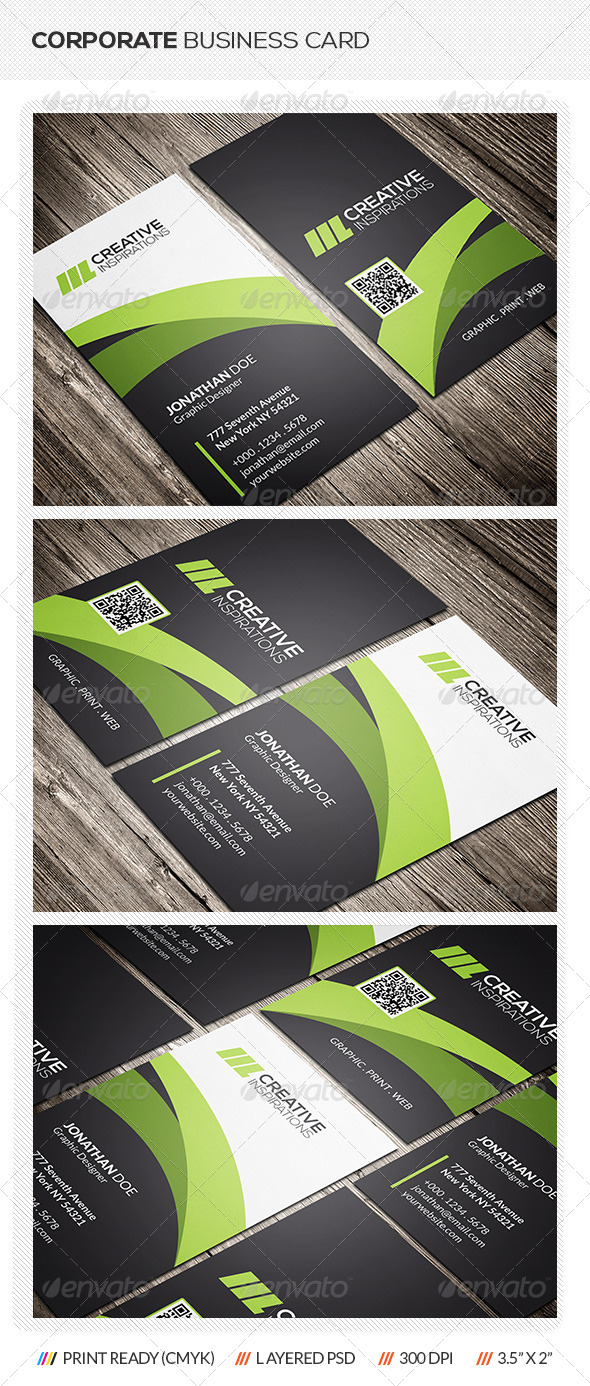 GraphicRiver Modern Business Card 6920547 GraphicRiver Modern Business Card 6920547