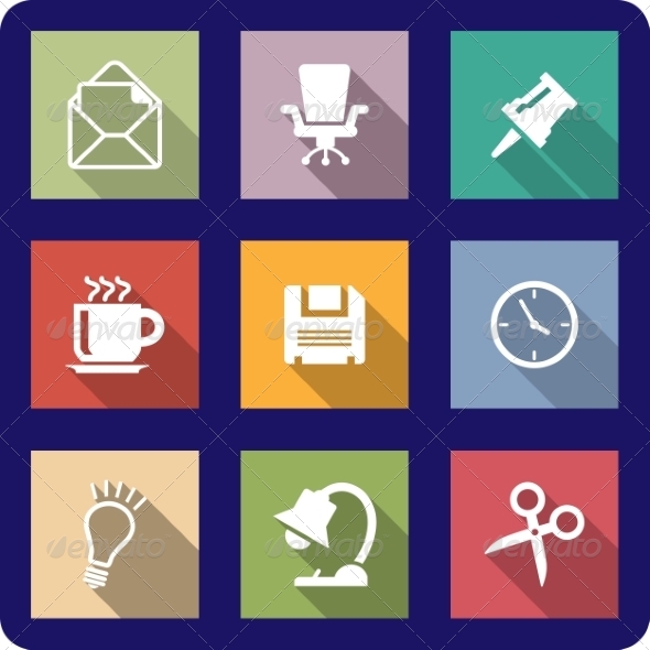 GraphicRiver Office Icons 6921186 GraphicRiver Office Icons 6921186