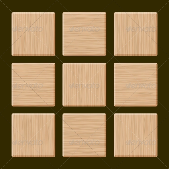 GraphicRiver Set of Blank Wood Boxes 6921506 GraphicRiver Set of Blank Wood Boxes 6921506