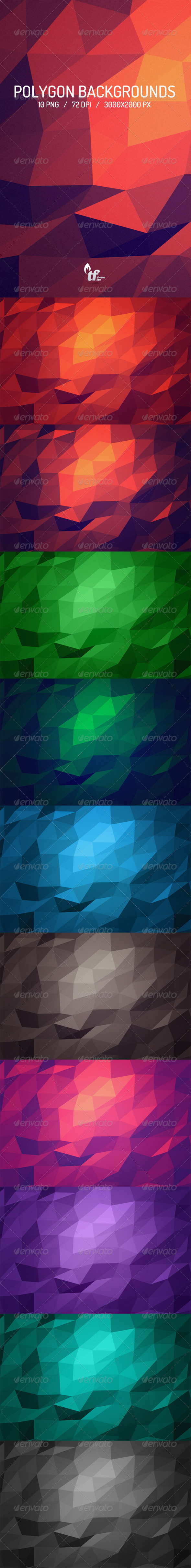 GraphicRiver Polygon Backgrounds 6922873 GraphicRiver Polygon Backgrounds 6922873