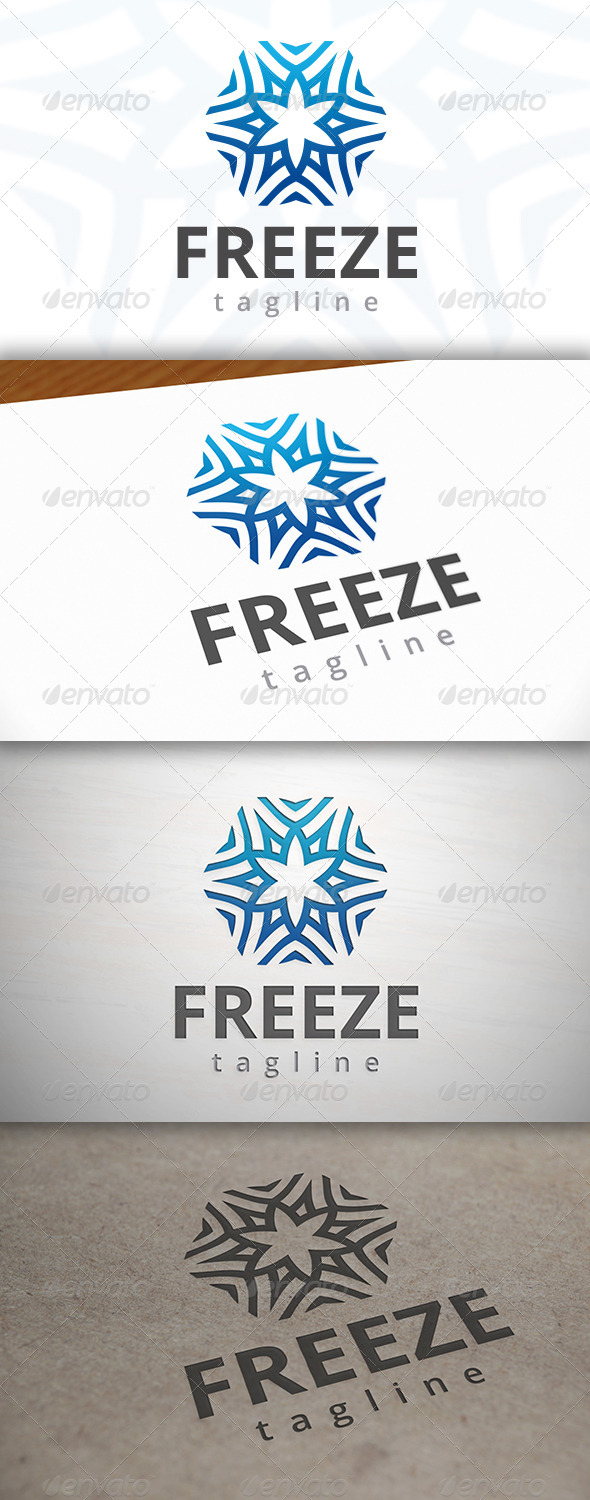 GraphicRiver Freeze Logo 6923370 GraphicRiver Freeze Logo 6923370