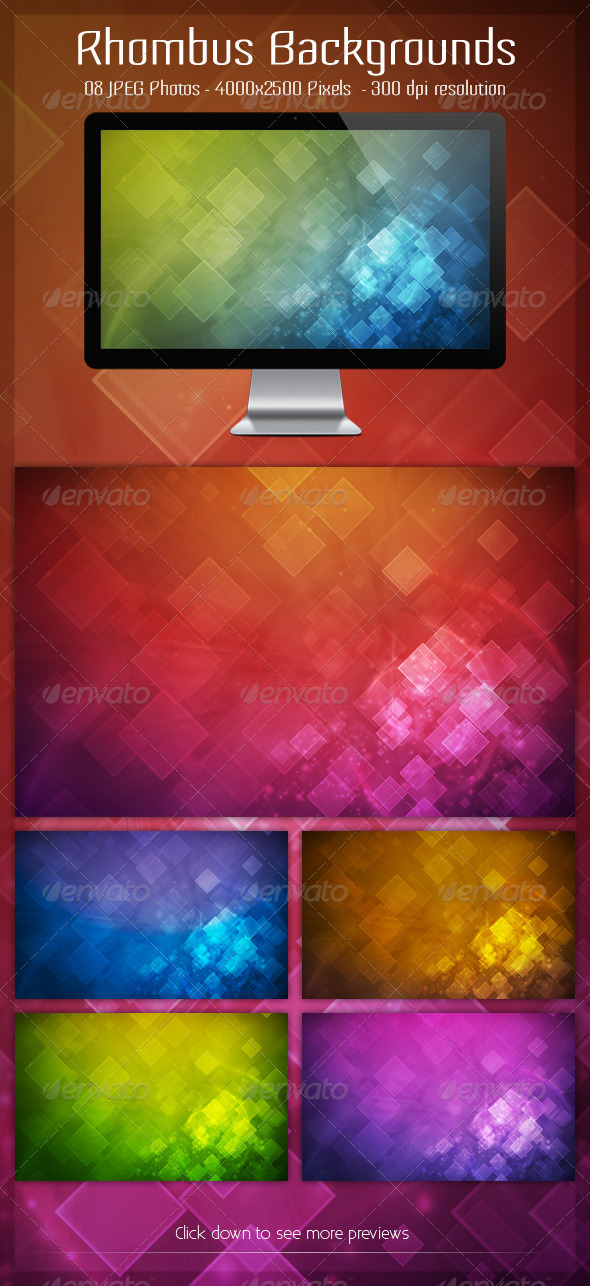 GraphicRiver Rhombus Backgrounds 6925591 GraphicRiver Rhombus Backgrounds 6925591