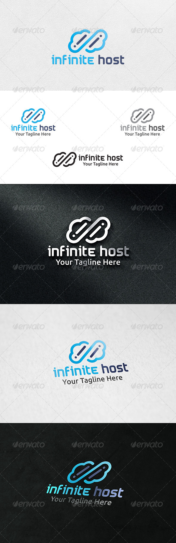 GraphicRiver Infinite Cloud Host Logo Template 6926459 GraphicRiver Infinite Cloud Host Logo Template 6926459