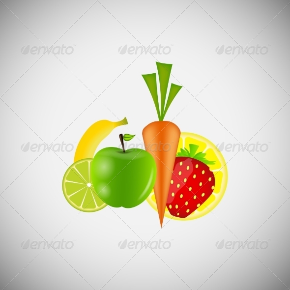 GraphicRiver Fruit and Vegetables 6933891 GraphicRiver Fruit and Vegetables 6933891