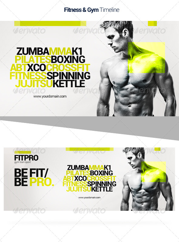 GraphicRiver Fitness Timeline 6934412 GraphicRiver Fitness Timeline 6934412