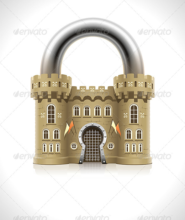 GraphicRiver Castle Padlock 6941242 GraphicRiver Castle Padlock 6941242